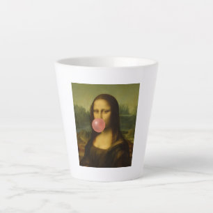Mona Lisa Blase Pink Bubble Gum Milchtasse