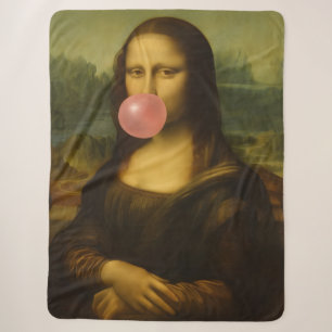 Mona Lisa Blase Pink Bubble Gum Sherpadecke