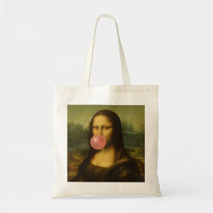 Mona Lisa Blase Pink Bubble Gum Tragetasche