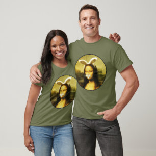 Mona Lisa Bunny Oars Ostera T-Shirt