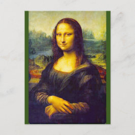 Mona Lisa by Da Vinci, Fine Art, Postkarte