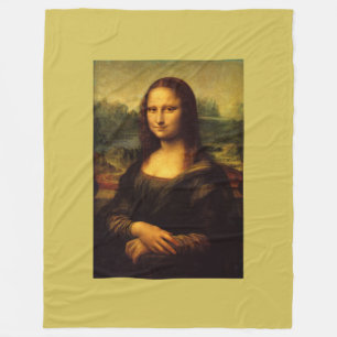Mona Lisa by Leonardo da Vinci Fleecedecke