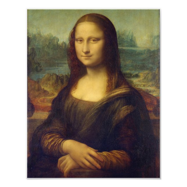 Mona Lisa By Leonardo Da Vinci Fotodruck (Vorne)