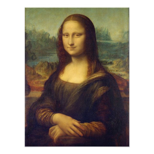 Mona Lisa By Leonardo Da Vinci Fotodruck (Vorne)
