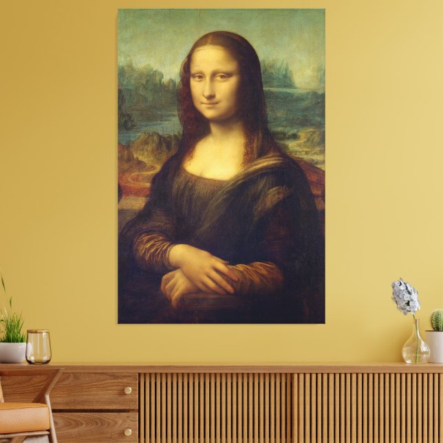 Mona Lisa By Leonardo Da Vinci Leinwanddruck (Insitu (Wohnzimmer))