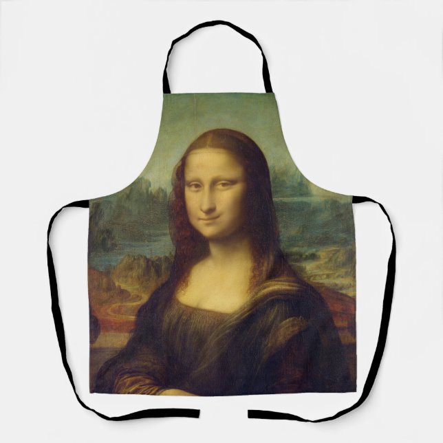 Mona Lisa By Leonardo Da Vinci Schürze (Vorderseite)