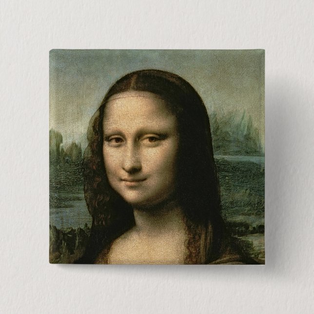 Mona Lisa, c.1503-6 Button (Vorderseite)