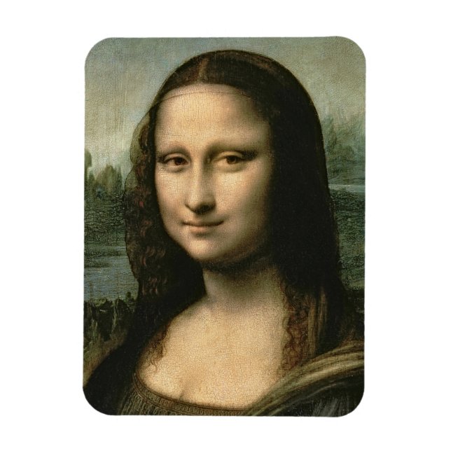 Mona Lisa, c.1503-6 Magnet (Vertikal)