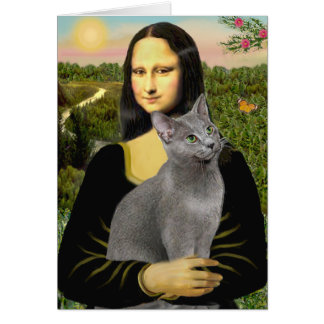 Mona Lisa - chat bleu russe