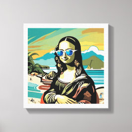 Mona Lisa Cool. Leinwanddruck