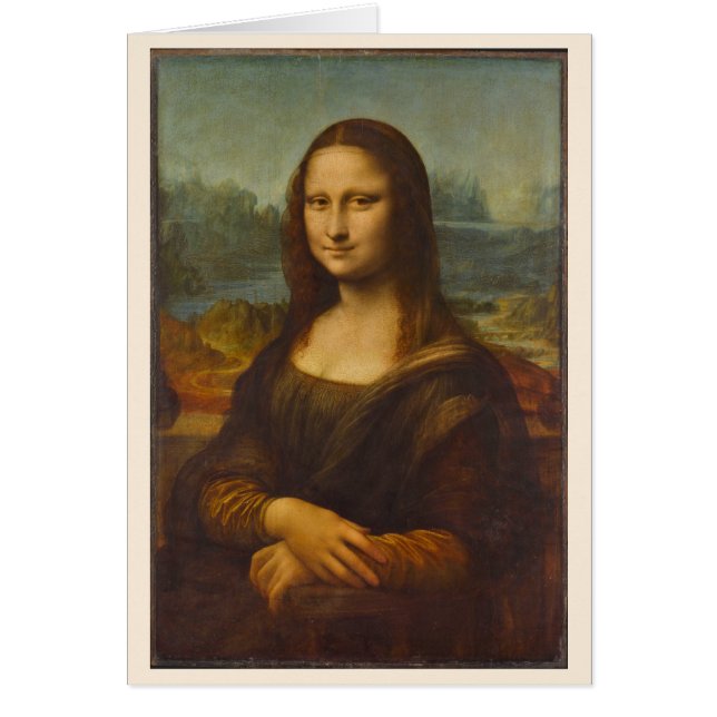 Mona Lisa de Léonard de Vinci, Art Renaissance (Devant)