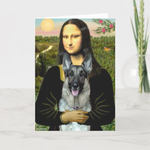 Mona Lisa - Deutscher Schäferhund 12 Karte