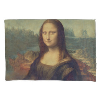 Mona Lisa durch Leonardo da Vinci Kissenbezug