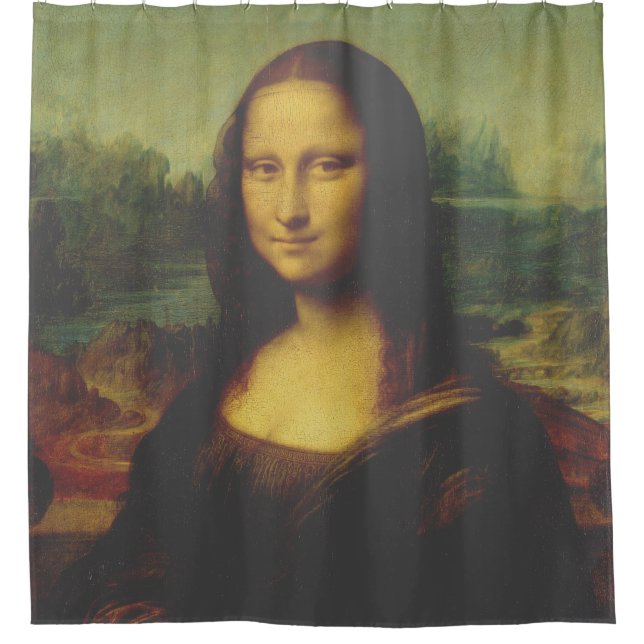 Mona Lisa Duschvorhang (Vorderseite)