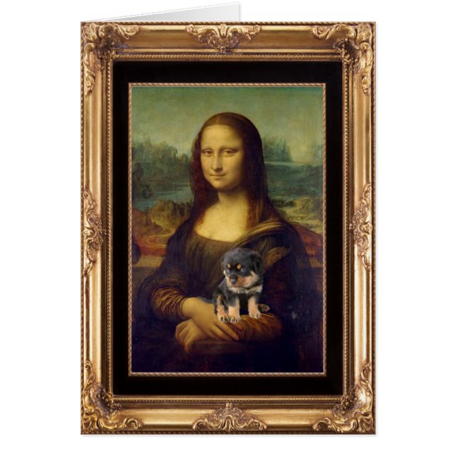 Mona Lisa et Her Rottweiler (Devant)