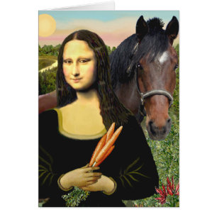 Mona Lisa et son quart de cheval