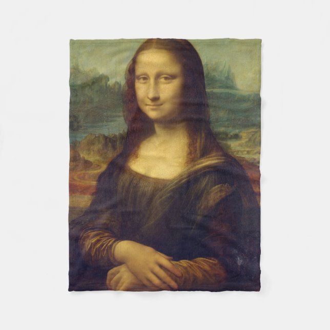 Mona Lisa Fleecedecke (Vorderseite)