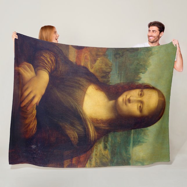 Mona Lisa Fleecedecke (Beispiel)