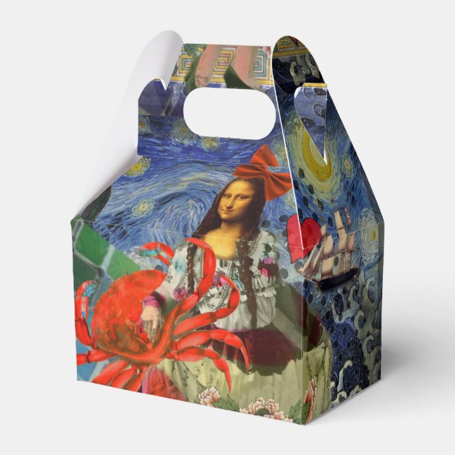 Mona Lisa Fun Zodiac Whimsical Geschenkschachtel (Vorderseite)