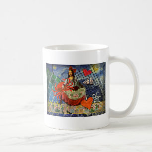Mona Lisa Fun Zodiac Whimsical Kaffeetasse