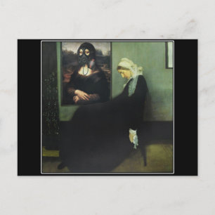 Mona Lisa Gassed Pfistlers Mutter Postkarte