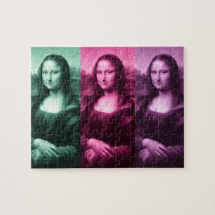Mona Lisa Green Pink Lila