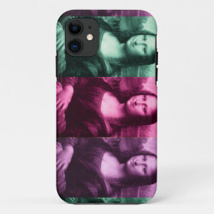 Mona Lisa Green Pink Lila iPhone 11 Hülle