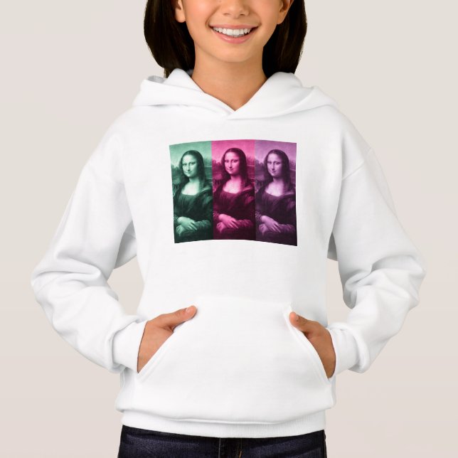 Mona Lisa Green Rose violet Sweatshirt (Devant)