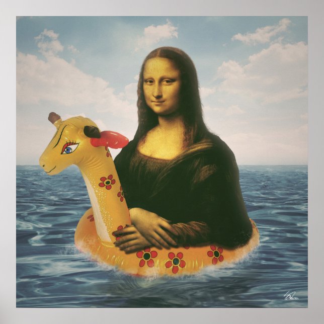 Mona Lisa Holiday Poster (Vorne)