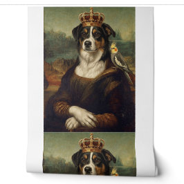 Mona Lisa Hund mit Nymphensittich-Tapete Tapete