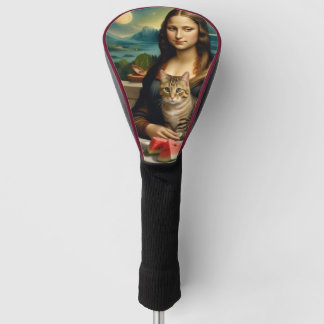 Mona Lisa & ihre Katze - Sommer Stimmung \ Golf Headcover