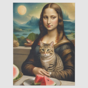 Mona Lisa & ihre Katze - Sommerlaune \ Seidenpapier
