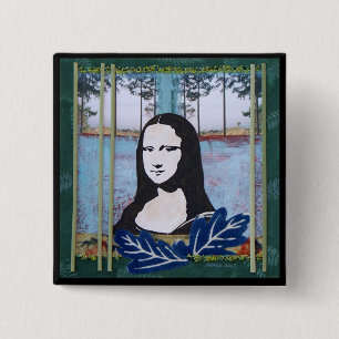 Mona Lisa im Land Button