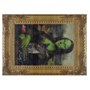 Mona Lisa im Zauberer- von OzParodie-Schneidebrett Schneidebrett