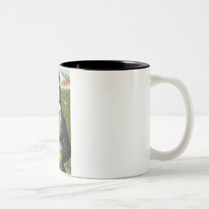 Mona Lisa - Italienische Spinone (Rue 10) Zweifarbige Tasse