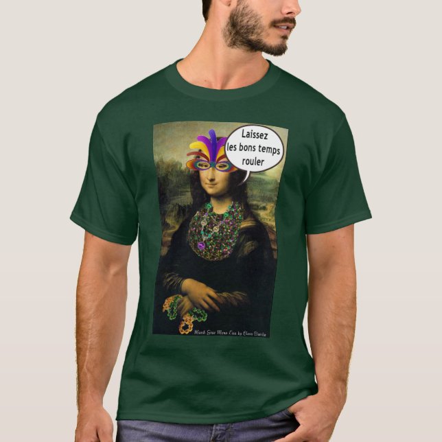 Mona Lisa Karneval T-Shirt (Vorderseite)