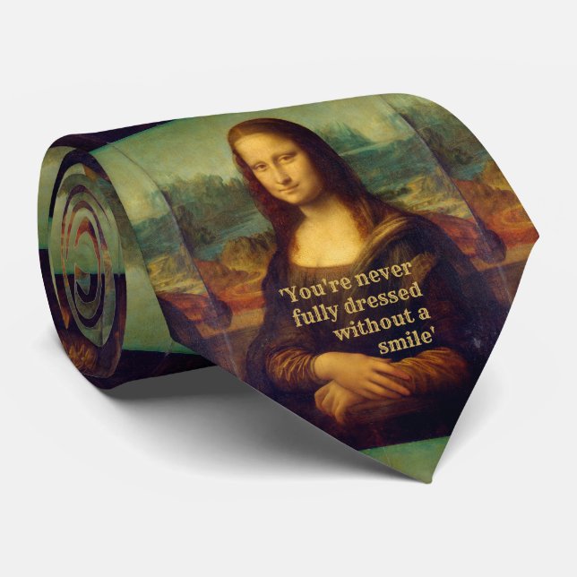 Mona Lisa Krawatte (Gerollt)