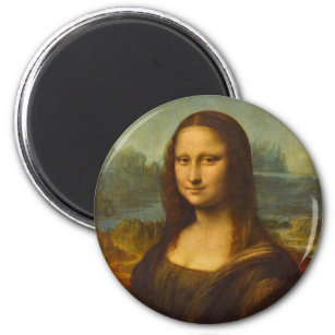 Mona Lisa, La Joconde,1503 von Leonardo da Vinci Magnet