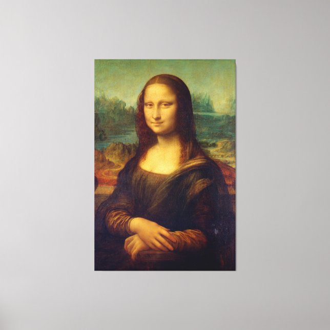 Mona Lisa Leinwanddruck (Vorderseite)