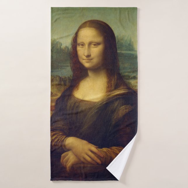 Mona Lisa, Leonardo da Vinci (Serviette de bain)