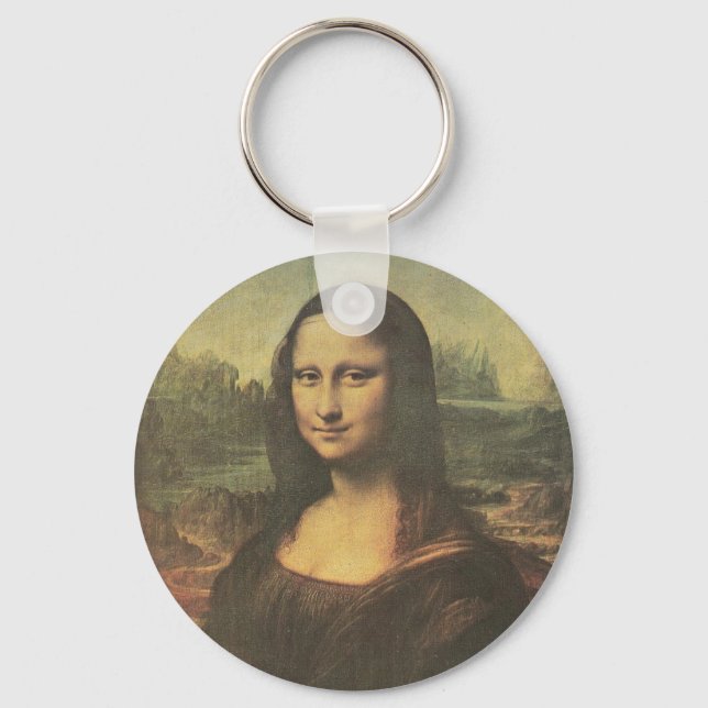 Mona Lisa Leonardo da Vinci Kunst Schlüsselanhänger (Vorderseite)