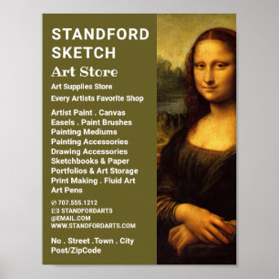 Mona Lisa, Leonardo Da Vinci, Kunsthandwerksgeschä Poster