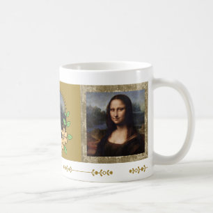 Mona Lisa, Leonardo da Vinci, Leinwand Kaffeetasse