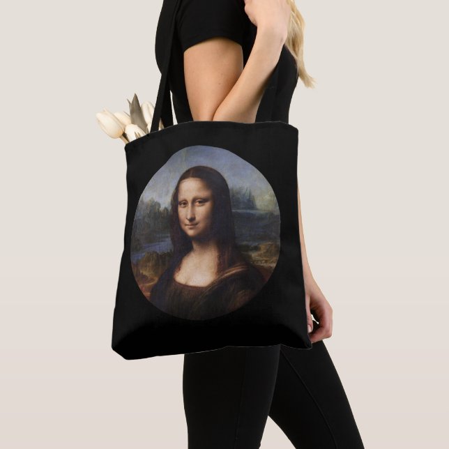 Mona Lisa & Leonardo da Vinci / Vintag Italien Tasche (Von Nahem)