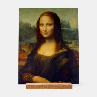 Mona Lisa Leonardo Frankreich Acrylschild