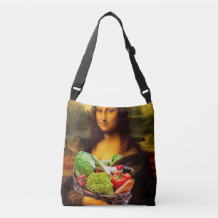 Mona Lisa Liebe-Gemüse Tragetaschen Mit Langen Trägern