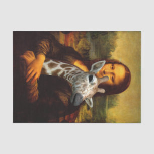 Mona Lisa Lieben Giraffes Seidenpapier