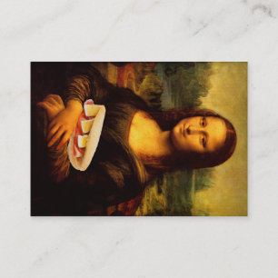 Mona Lisa Lieben Panini Visitenkarte