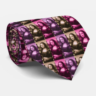 Mona Lisa Lila Rosa Schokolade Krawatte