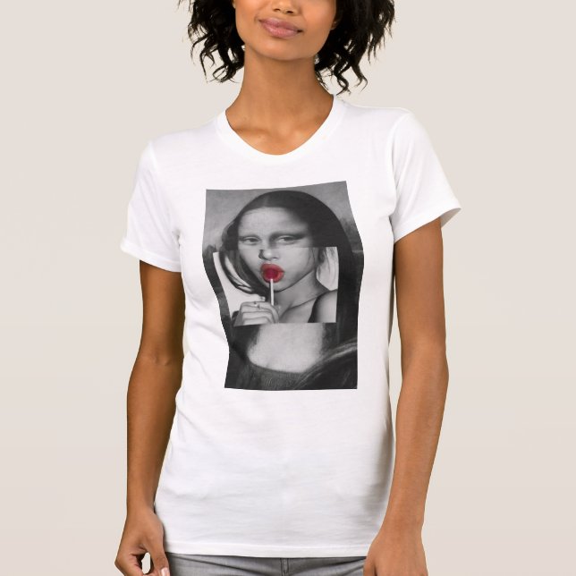 Mona Lisa Lollipop T-Shirt (Vorderseite)